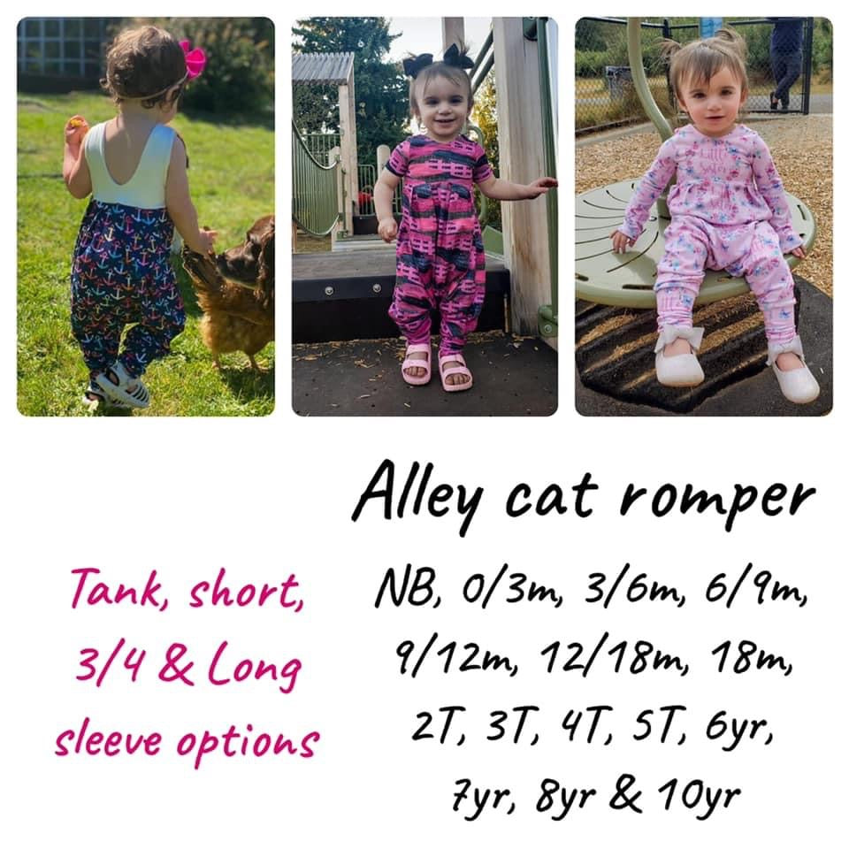 Alley cat romper